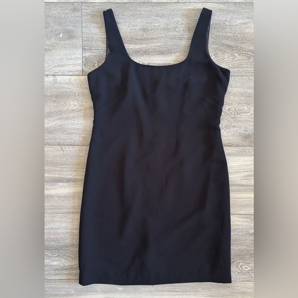 Vintage Amanda Smith Black Sleeveless Classic Mini Dress 8